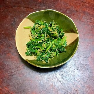 かき菜とシラスのカリカリ炒め（ふりかけ風）